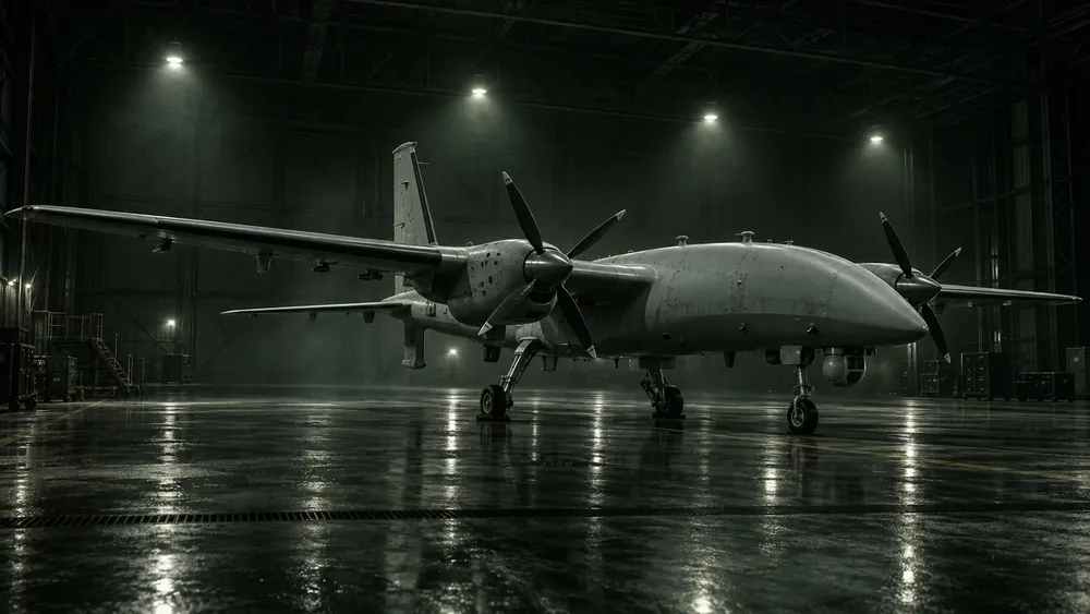 Bayraktar AKINCI in the hangar